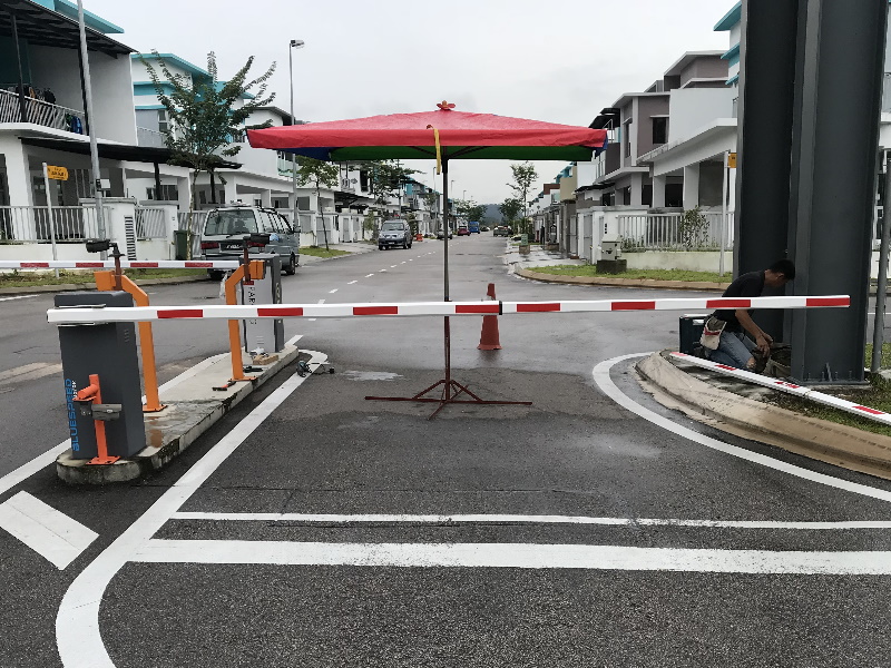 Barrier Gate System for Community Guard House Johor Bahru (JB) | CCTV System Johor Bahru (JB) | Barrier Gate Johor Bahru (JB)